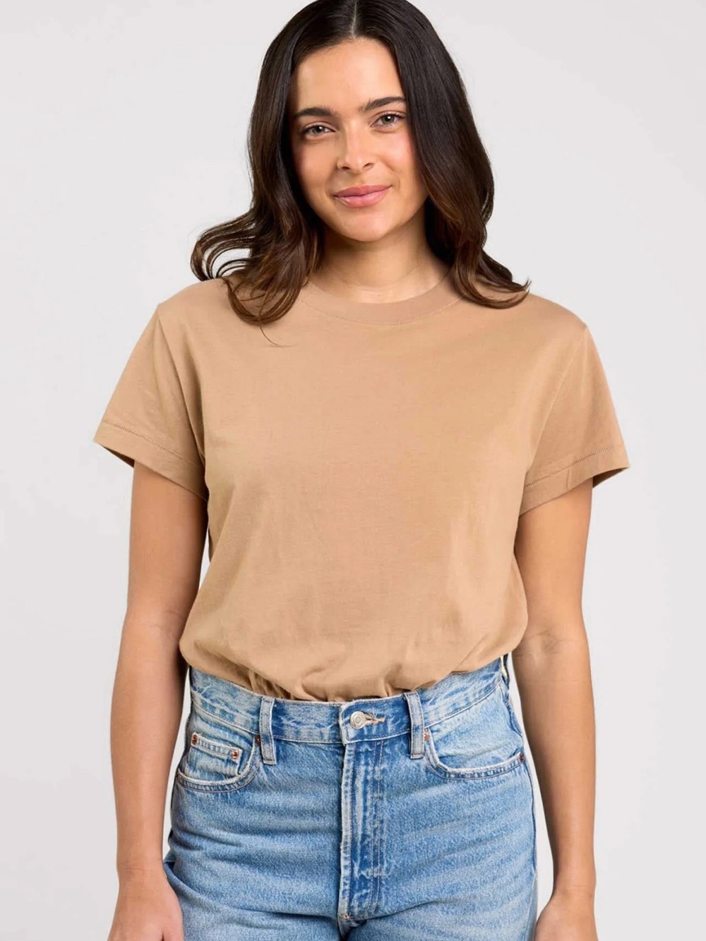 nuuds Cinnamon Crewneck Bodysuit Tee